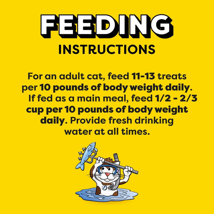 Classic Crunchy and Soft Cat Treats Tempting Tuna Flavor, 16 Oz. Tub