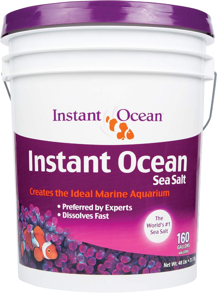 Sea Salt 50 Gallons, for Marine Aquariums, Fast Dissolving
