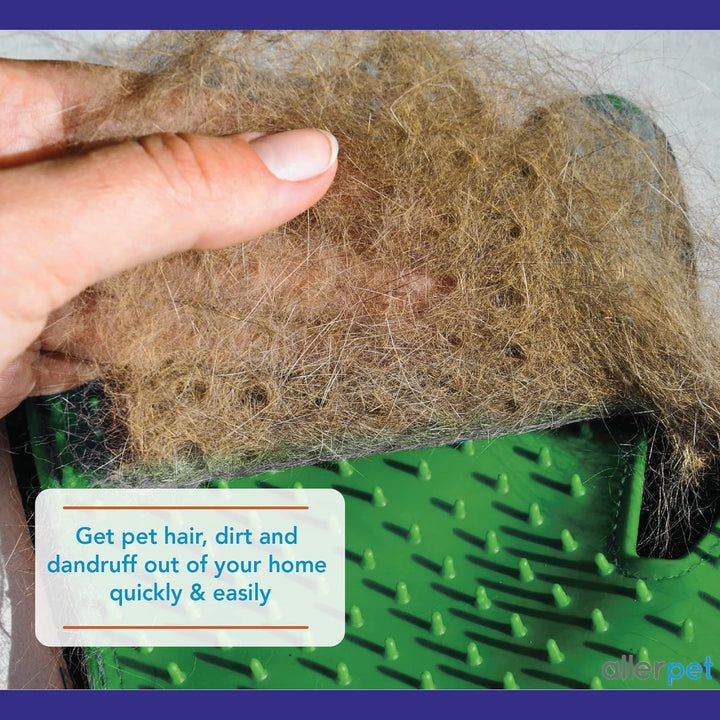 Multi-Pet Dander Remover W/Free Grooming Glove - Best Pet Dander Remover for Allergens - for Dog/Cat Dry Skin Treatment - Made in USA - (12Oz)