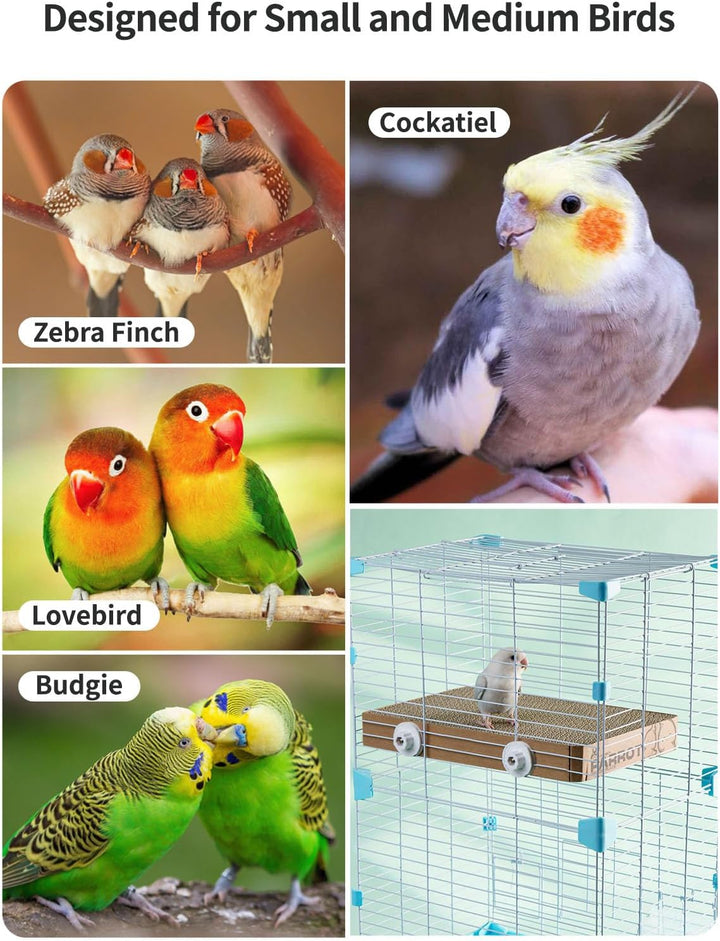 7.3 Inch Paper Bird Toys, Bird Platform, Parrot Toy, Help Birds Clean Beak, Release Stress, Reduce Boredom - Suitable for Budgie, Cockatiel, Lovebird, and Other Small to Medium-Sized Pet Birds