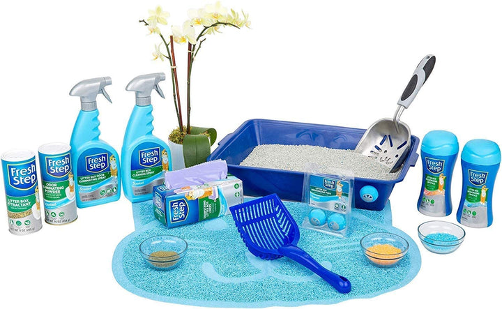 Cat Litter Crystals in Fresh Scent - Cat Litter Box Deodorizer - Combats Odors and Neutralizes Smells to Keep Your Home Clean, 15 Ounce - 3 Pack