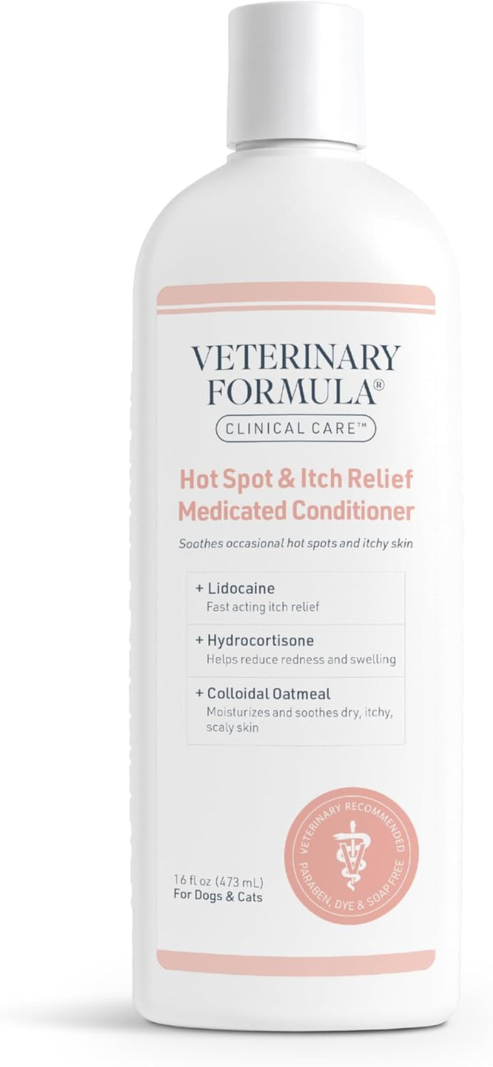 Clinical Care Hot Spot & Itch Relief Medicated Spray, 8Oz – Easy to Use Spray for Dogs & Cats – Helps Alleviate Sensitive Skin, Scratching, and Licking of Coat (1 Pack)