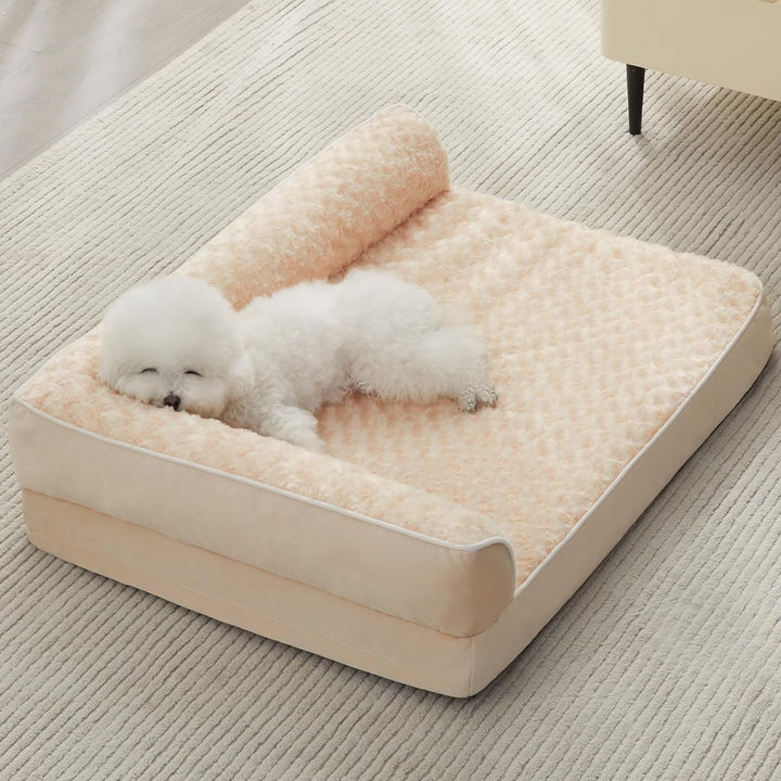 Orthopedic Dog Bed for Large Dogs-Big Waterproof Sofa Dog Bed with Removable Washable Cover, Washable Pet Bed with Waterproof Lining and Nonskid Bottom,Pet Bed for Large Dogs