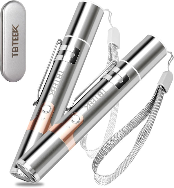 Cat Toys for Indoor Cats, 2 Pieces, Rechargeable, 7 Adjustable Patterns, Interactive Kitten Pet Dog Red Dot Chase Light Toy for Cats Fun Playing Exercise…