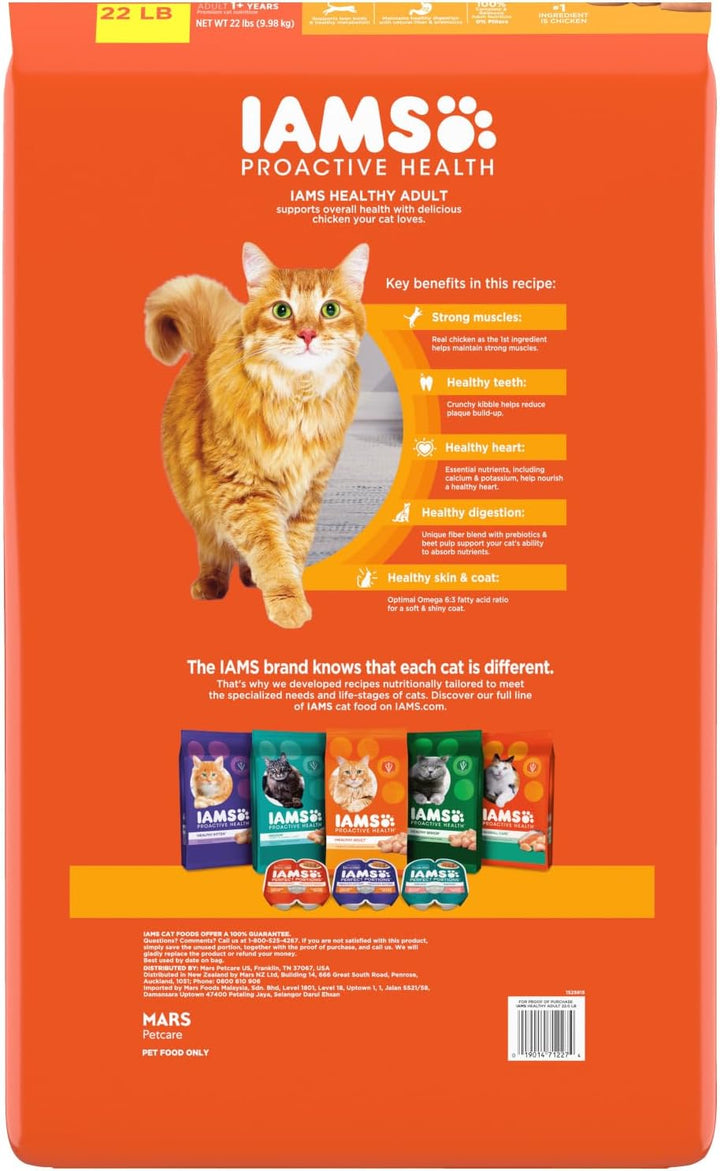 Proactive Health Adult Healthy Dry Cat Food with Chicken, 22 Lb. Bag