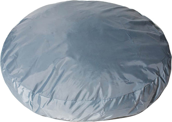 Water-Resistant Dog Bed Liner, Nylon Bed Liner for Dogs, Easy to Clean, Gray, Round, 36”X36”X4.75”