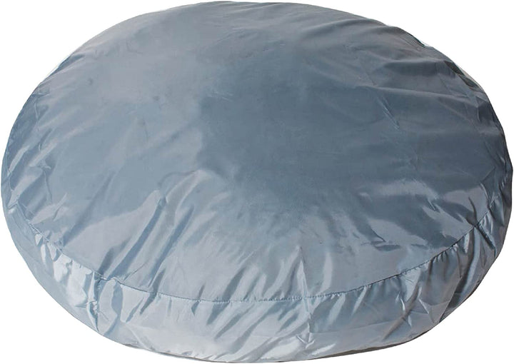 Water-Resistant Dog Bed Liner, Nylon Bed Liner for Dogs, Easy to Clean, Gray, Round, 36”X36”X4.75”