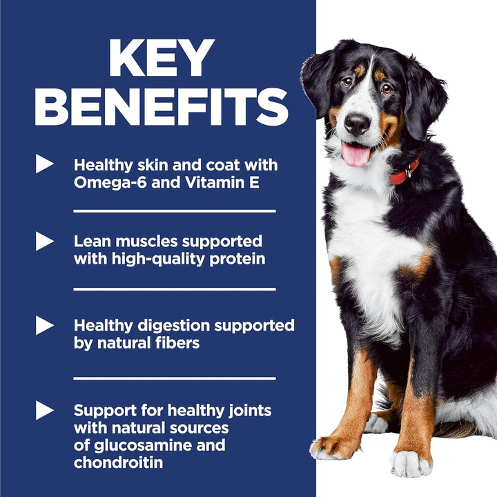 Large Breed Adult Dry Dog Food 1-5, Quality Protein for Joint Support & Lean Muscles, Chicken & Barley, 35 Lb. Bag