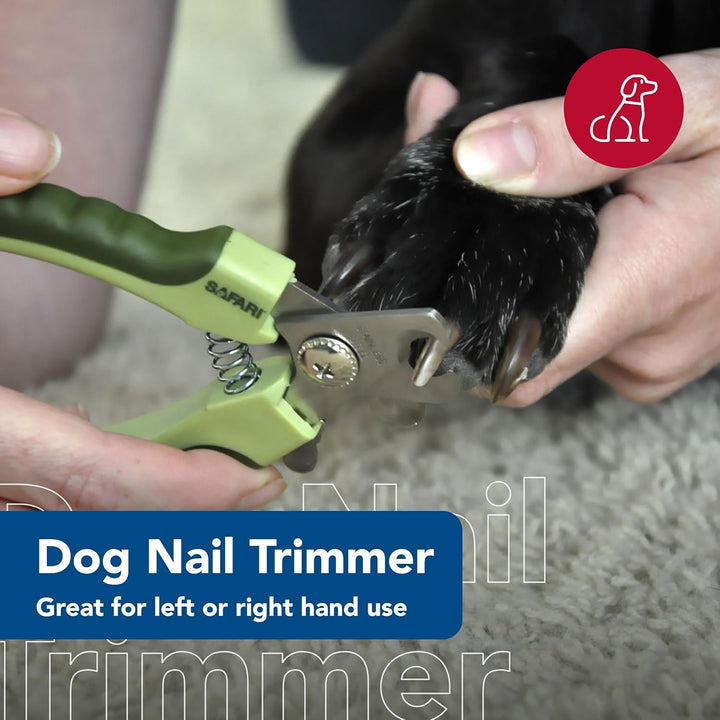 Pet Safari Professional Dog Nail Trimmer - Dog Nail Clippers for Grooming - Dog Claw Care for Small & Large Dogs - Nail Trimmer - Pet Supplies for Dog Grooming - Standard, 5" X 1.5"