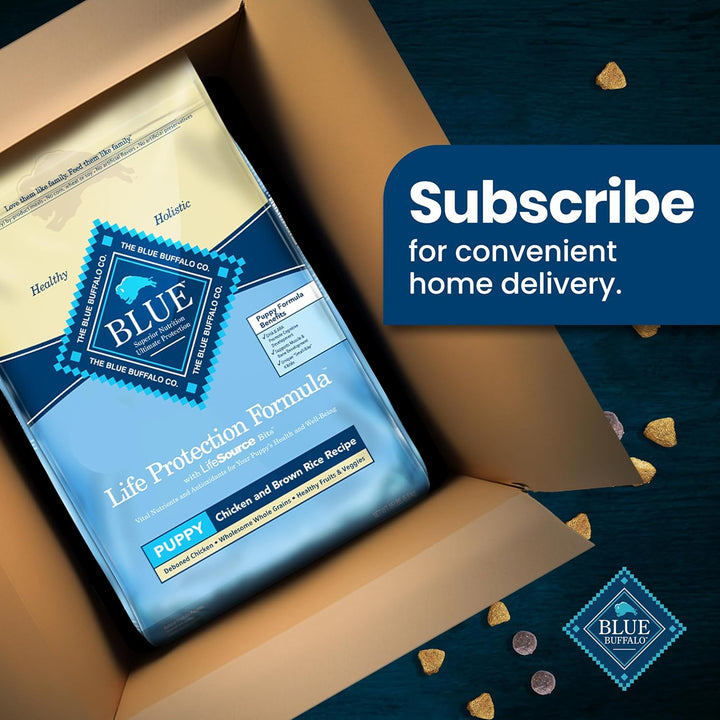 Life Protection Formula Puppy Dry Dog Food with DHA and ARA, Made with Natural Ingredients, Chicken & Brown Rice Recipe, 5-Lb Bag