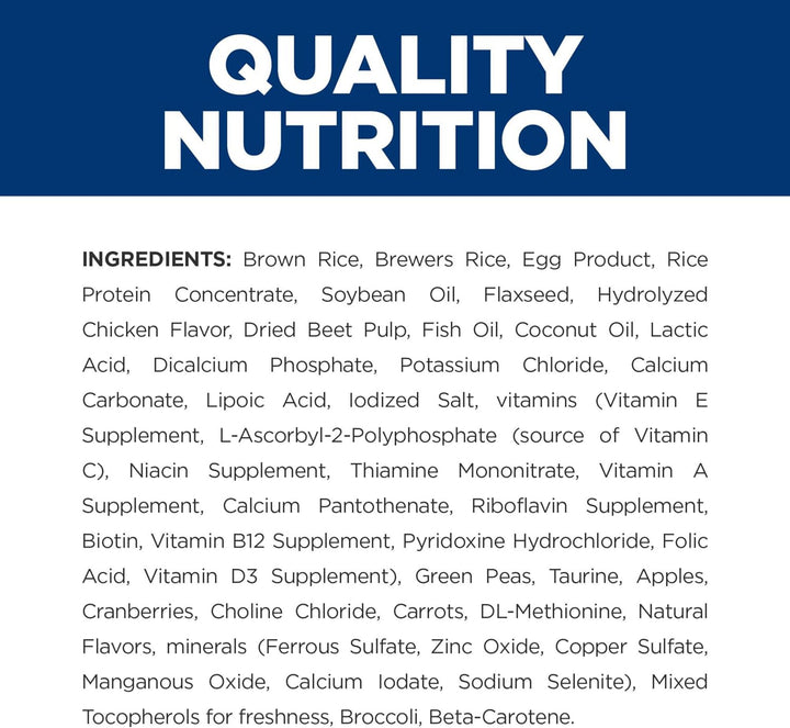 Derm Complete Skin & Food Sensitivities Dry Dog Food, Rice & Egg Recipe, Veterinary Diet, 24 Lb. Bag