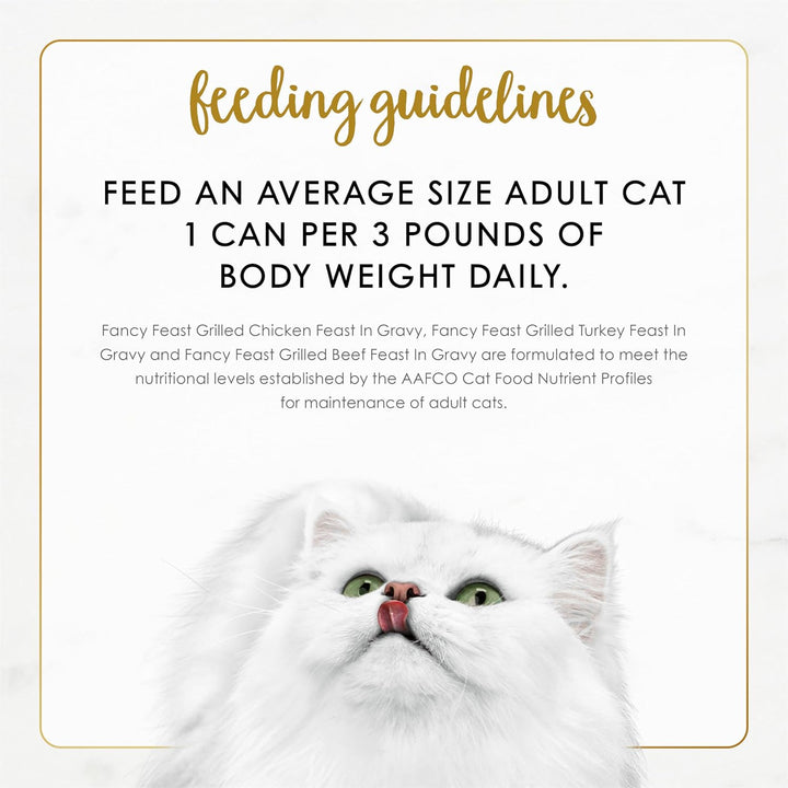 Purina  Grilled Wet Cat Food Poultry and Beef Collection Wet Cat Food Variety Pack - (Pack of 30) 3 Oz. Cans