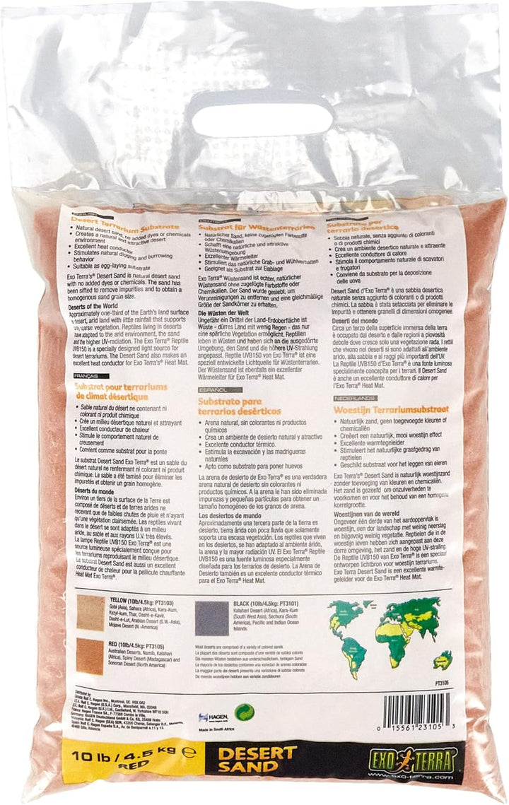 Desert Sand, 10-Pound, Red for All Breed Sizes