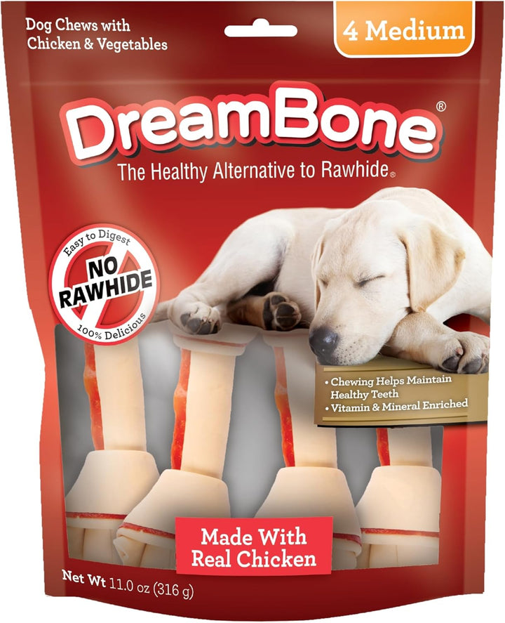 Medium and Large Chews, Treat Your Dog to a Chew Made with Real Meat and Vegetables