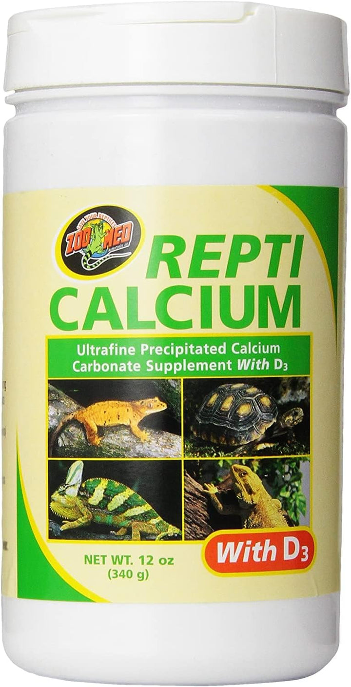 Reptile Calcium with Vitamin D3, 8-Ounce