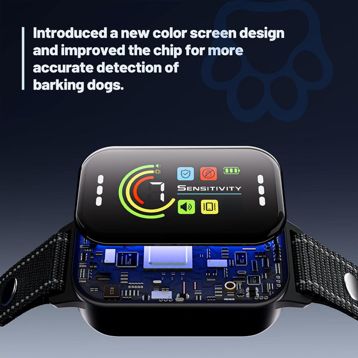 2 Pack Dog Bark Collar, anti Barking Training Collar with 7-Level Sensitivity + 5 Safety Modes, Humane Training System for Large, Medium, Small Dogs