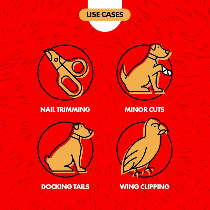 Kwik Stop Styptic Powder for Dogs, Cats and Birds, 0.5 Ounce, Fast Acting Blood Stop Powder with Pain Relieving Benzocaine