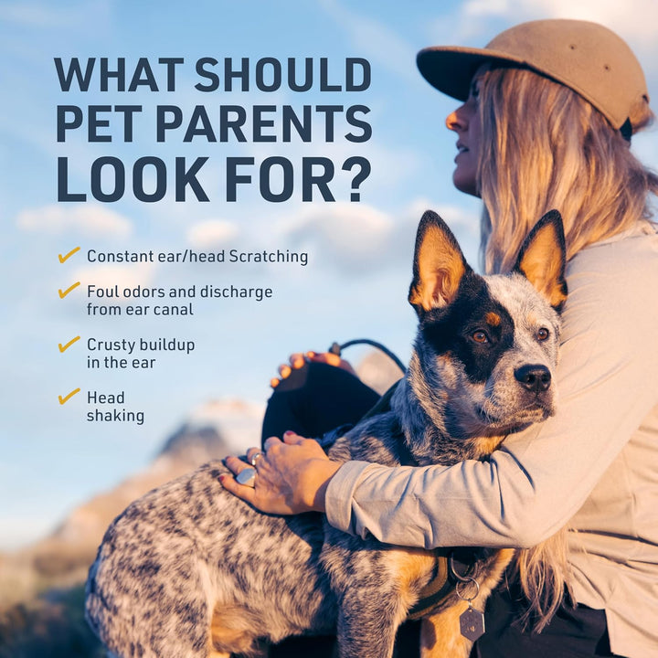 Clinical Care Ear Therapy, 8 Oz. – Cat and Dog Ear Cleaner – Helps Soothe Itchiness and Clean the Ear Canal of Debris and Buildup