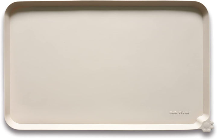 -Waterproof Pet Feeding Mats with High Lips - Multiple Size and Colors for Dogs, Cats & Others-G