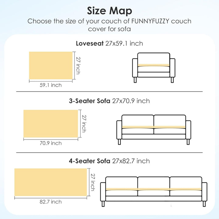 Dog Couch Cover Protector, Couch Covers for Sofa, Velvet Soft, Non Slip, Washable (Grey, 27.6 * 59.1Inch)