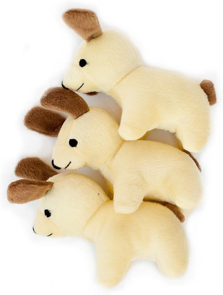 Burrow Replacement Miniz - Interactive Dog & Puppy Toys for Boredom, Stimulating Pet Products to Keep Them Busy, Plush Refills for Hide & Seek Puzzle, Squeaky Toy for Enrichment - Hedgehogs