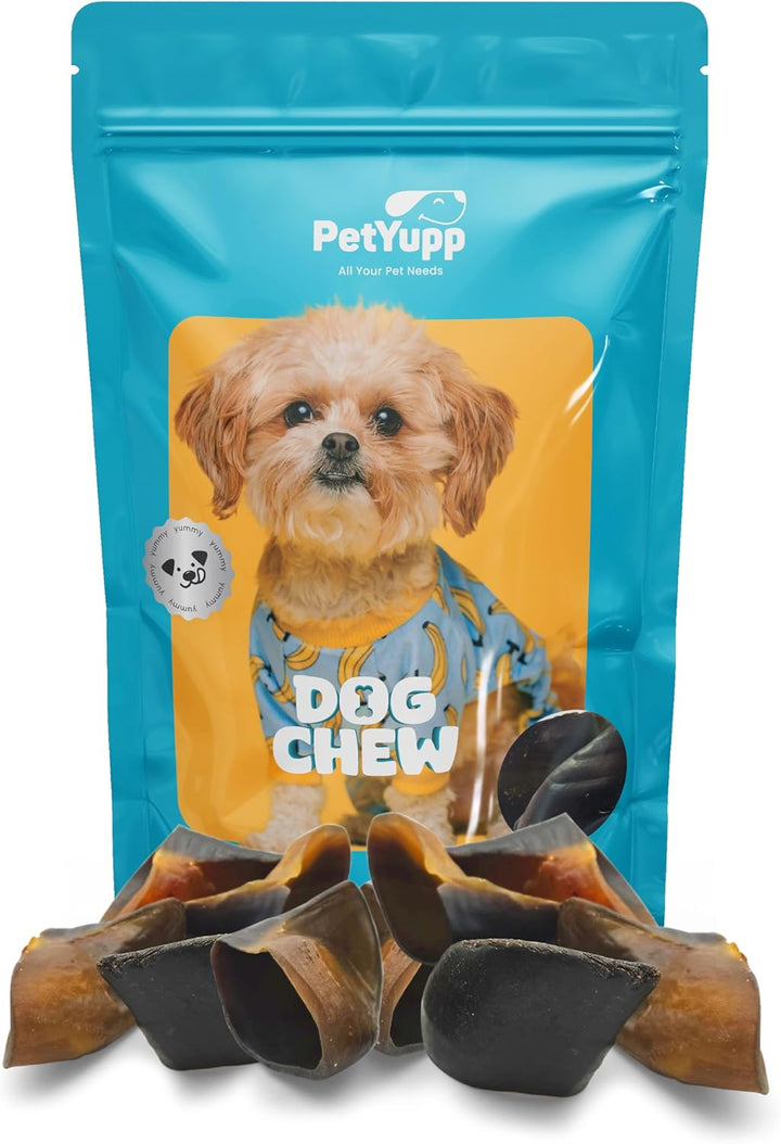 Buffalo Hooves for Dogs | Pack of 5 | Natural, High Protein & Low Fat Dog Treats for Small, Medium & Large Dogs | Rawhide Alternatives & Additives Free Dog Chews for Aggressive Chewers