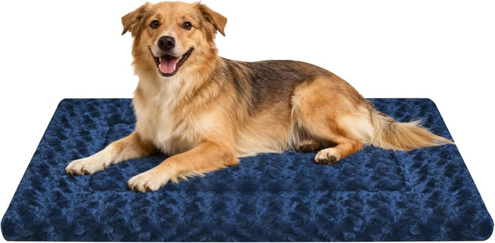 Dog Bed Mat - Dog Crate Pad - Reversible Dog Mat for Pet Comfort - Soft Bed Crate Pads with Dual-Sided Design for All Seasons - Durable, Machine Washable Mat for Crates, Travel, and Home