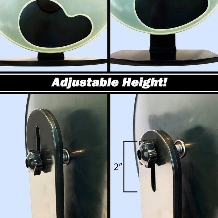 Silent Runner 12" Wide + Cage Attachment - Silent, Fast, Durable Exercise Wheel - Sugar Gliders, Degus, Rats, Hedgehogs, Prairie Dogs & Small Pets