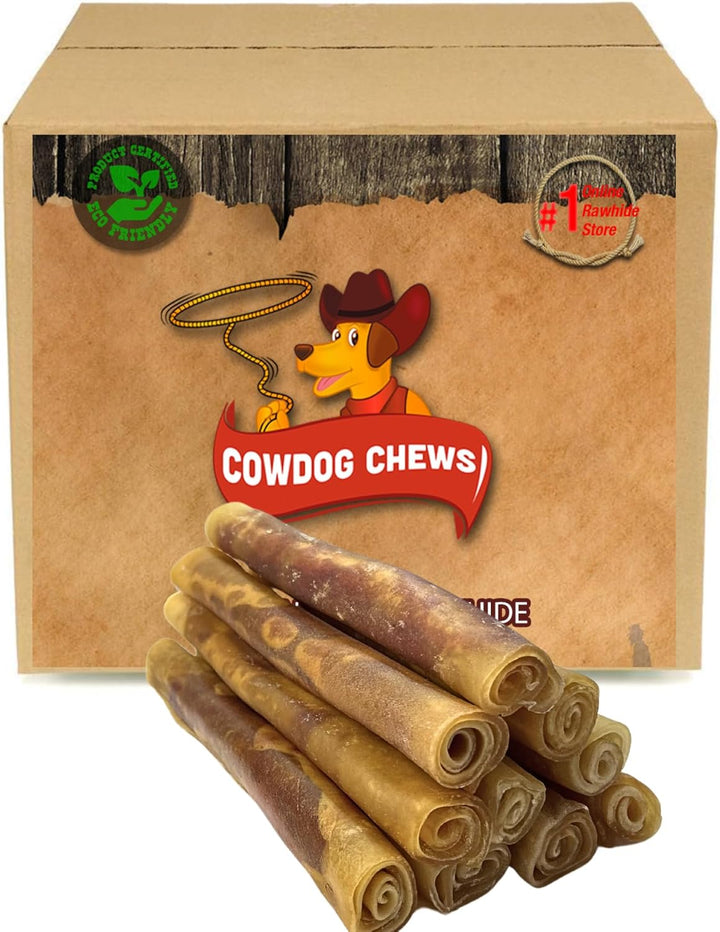 Retriever Roll 9-10 Inch All Natural Rawhide Product (20 Pack)
