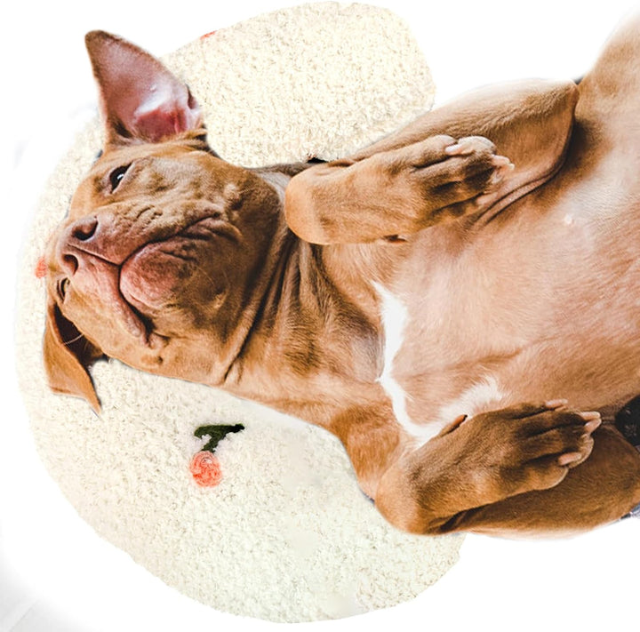 Dog Pillow for Small Dogs, U Shaped Dog Neck Calming Pillow for Joint Relief Sleeping Improve, Machine Washable Pet Pillow for Dogs & Cats(Halloween)