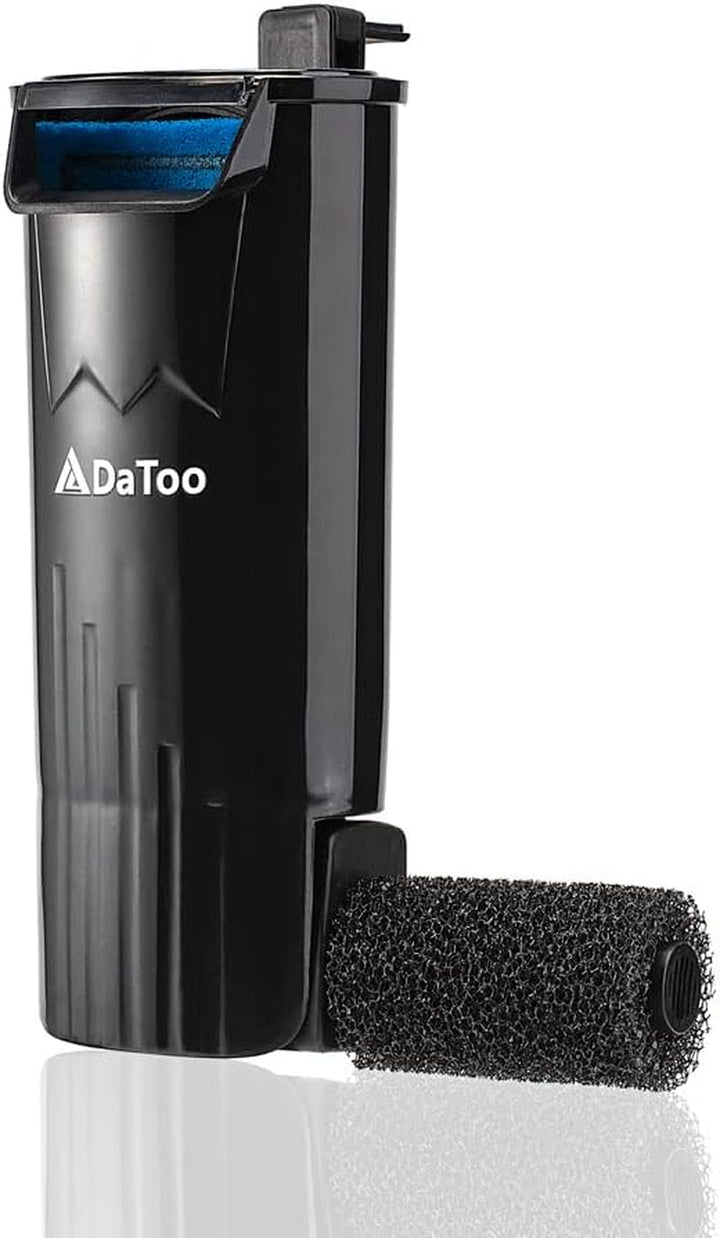 Aquarium Power Filter In-Tank Ultra Silent Small Fish Tank Filter 3W for Aquarium 1 to 10 Gallon Tank, 1 Yr Warranty