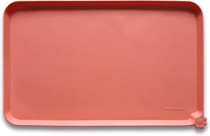 -Waterproof Pet Feeding Mats with High Lips - Multiple Size and Colors for Dogs, Cats & Others-G