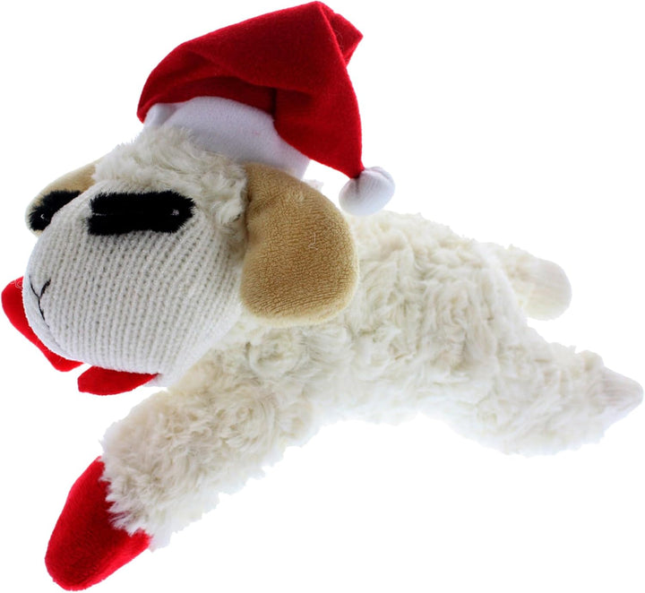 Mini Lamb Chop Officially Licensed, Plush, Squeak Pet Toy (White, 10')