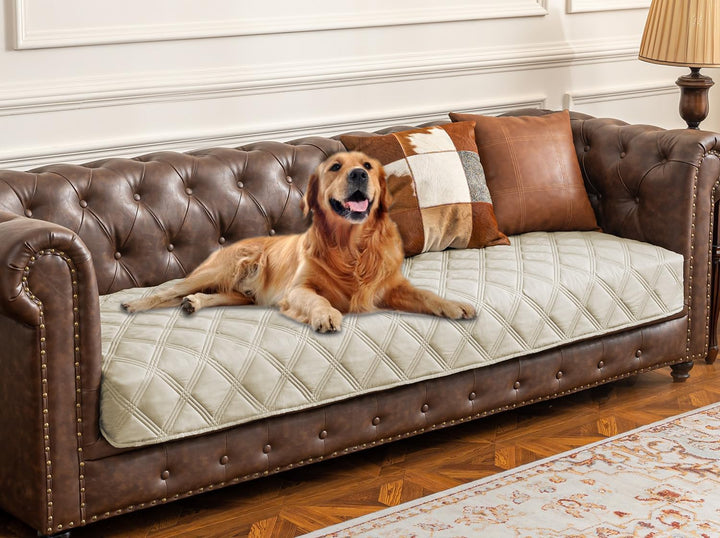 Waterproof Dog Bed Cover Pet Blanket with Anti-Slip Back for Furniture Bed Couch Sofa