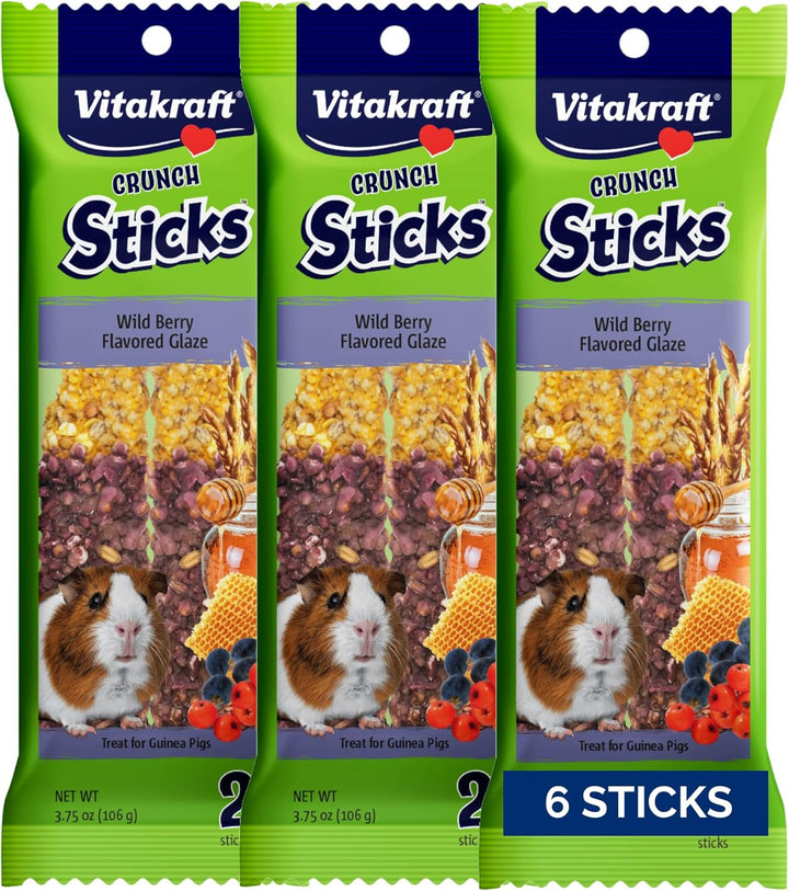 Guinea Pig Fruit & Honey Treat Sticks 2 Pack, 3.5 Ounce