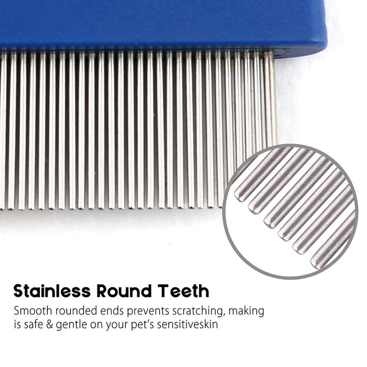 Flea Comb for Cat Dog, Pet Hair Removal Comb