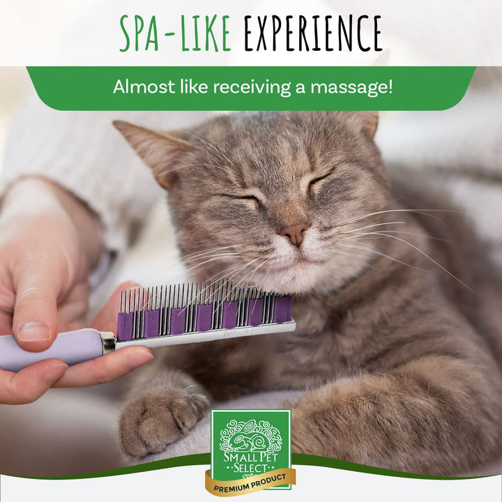 - Hair Buster Comb for Rabbits, Cats and Dogs, Metal Pet Comb for Shedding and Detangling, Grooming Tool for Small Pets with Long and Short Fur