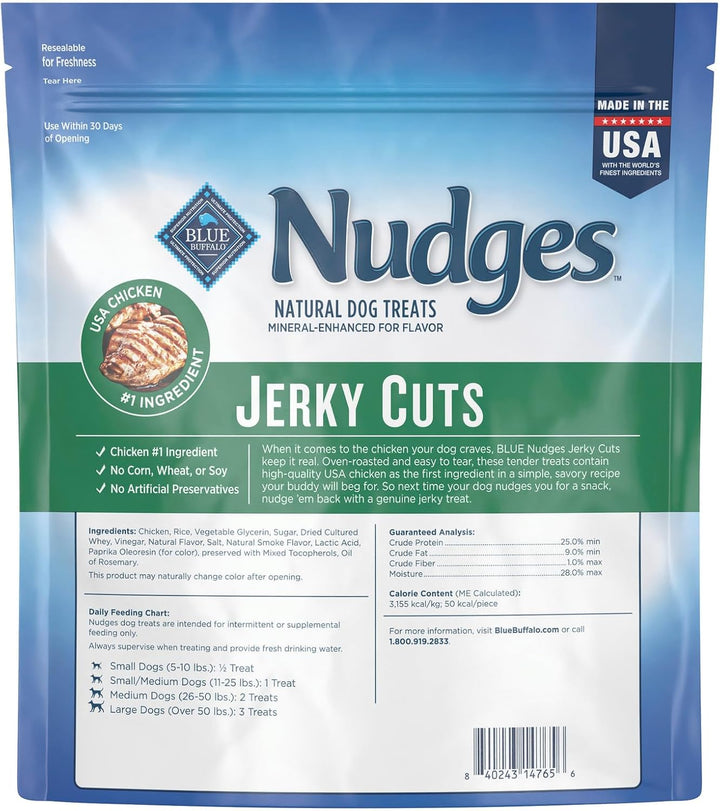 Nudges Jerky Cuts Natural Dog Treats Chicken