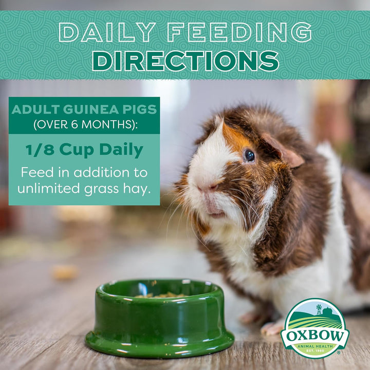 Essentials Guinea Pig Food, Adult Guinea Pig, Made with  Timothy Hay, Pet Food Pellets with Vitamin C, Small Animal Pet Products, Made in USA, High Fiber, 5 Lb. Bag