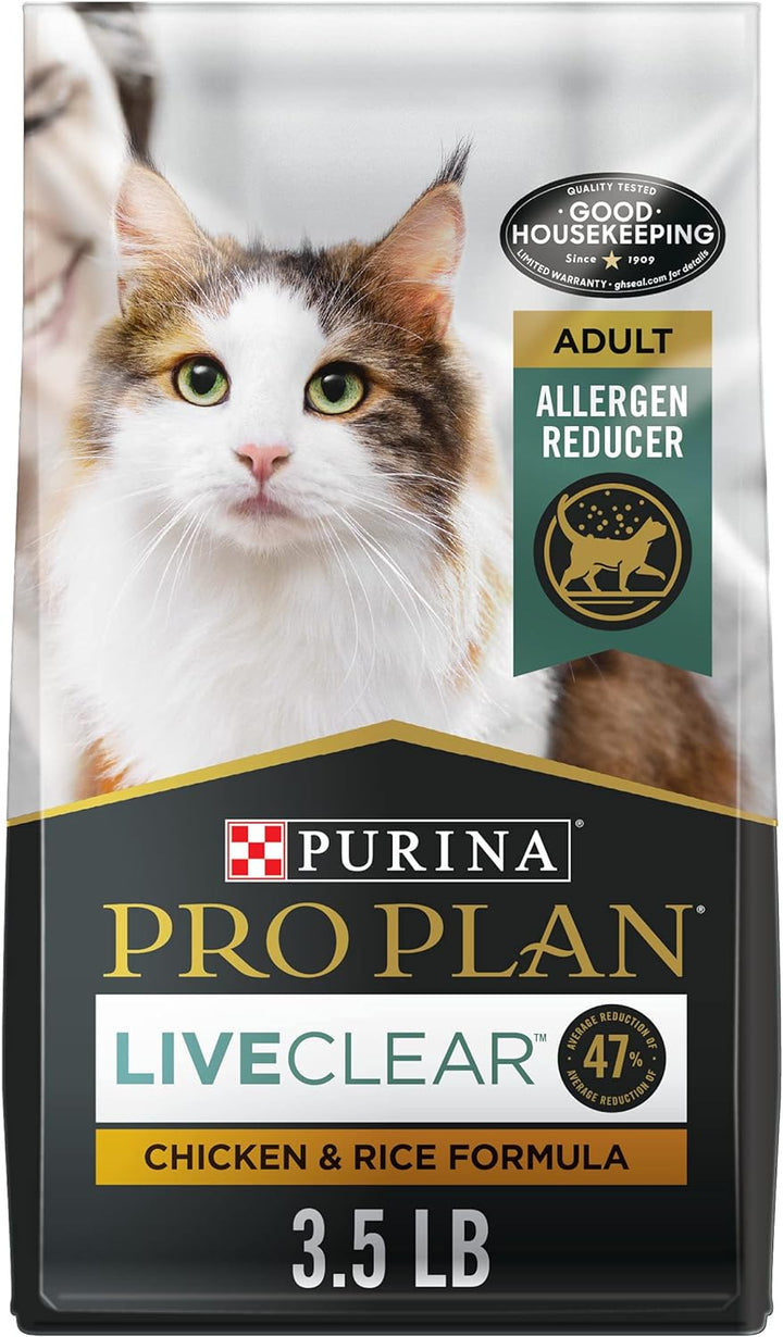 Allergen Reducing, High Protein Cat Food, LIVECLEAR Chicken and Rice Formula