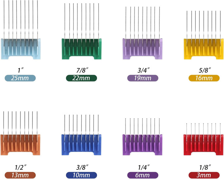 Animal Stainless Steel Attachment Guide Comb for 5-In-1 Detachable Blade,Compatible with Wahl Bravura,Arco,Chromado,Figura,And Motion,Pet,Dog,Cat,Horse Clippers