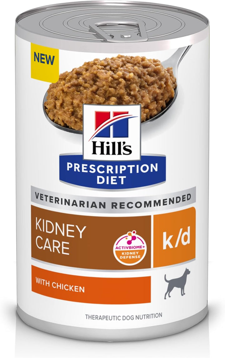 K/D Kidney Care Chicken & Vegetable Stew Wet Dog Food, Veterinary Diet, 5.5 Oz. Cans, 24-Pack