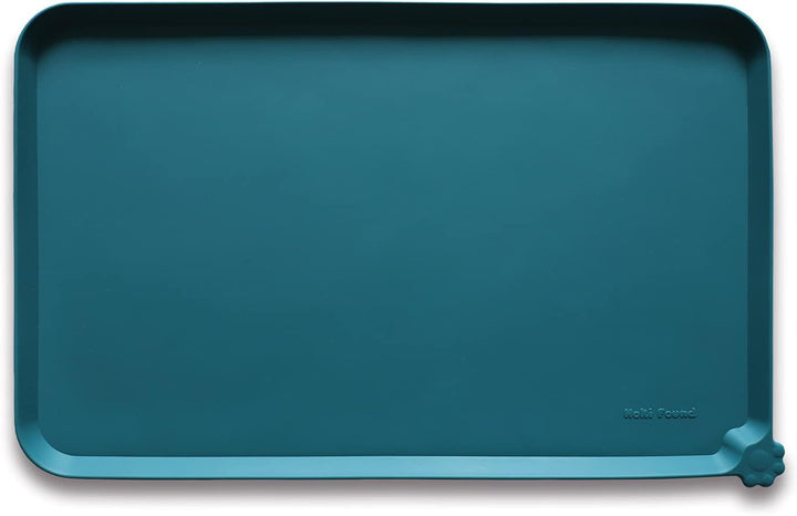 -Waterproof Pet Feeding Mats with High Lips - Multiple Size and Colors for Dogs, Cats & Others-G