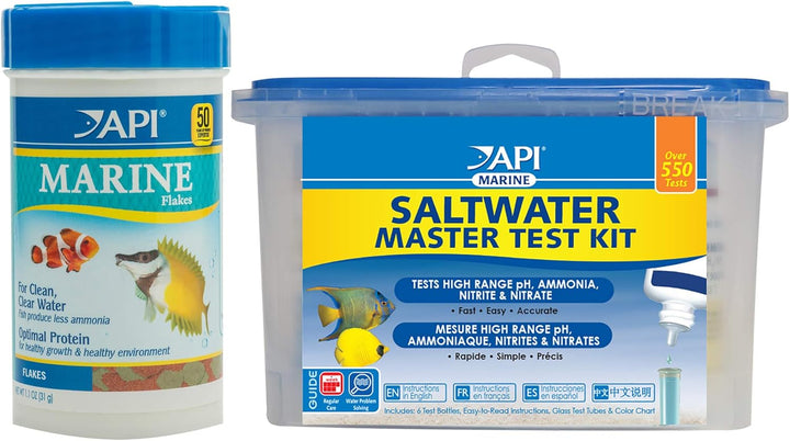 FRESHWATER MASTER TEST KIT 800-Test Freshwater Aquarium Water Master Test Kit, White, Single, Multi-Colored
