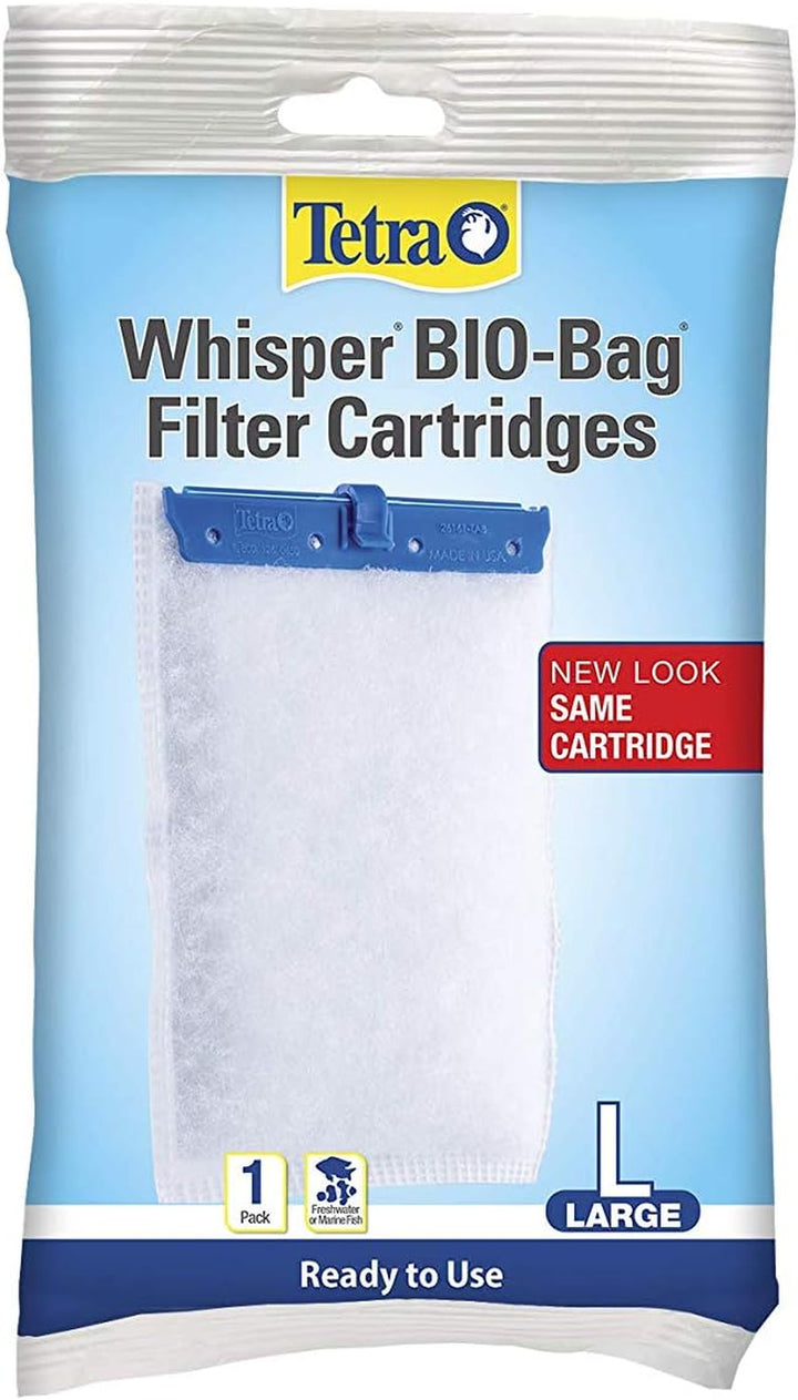 Whisper Bio-Bag Filter Cartridges for Aquariums - Ready to Use BLUE, Large, 3 Count (Pack of 1)
