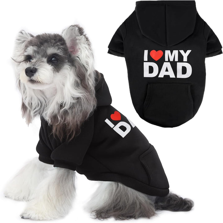 Dog Sweaters Hoodies for Large Dogs Security Ultra-Soft Fleece Dog Sweatshirt Cold Weather Pet Winter Clothes with Pocket for Small Medium Large Dogs (XL (Back: 24.2",Chest: 34.2"), Security)