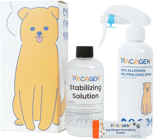 Dog Allergen Neutralizing Spray for Humans - Perfect for Home Use, Immediate Results, Easy to Use, and Pet Friendly - a Few Sprays Away from a Clear Day
