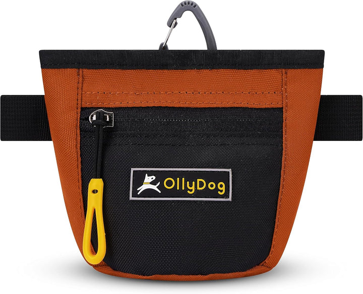 Goodie Treat Bag, Dog Treat Pouch, Waist Belt Clip for Hands-Free Training, Magnetic Closure, Dog Training and Behavior Aids, Three Ways to Wear (Raven S'25)