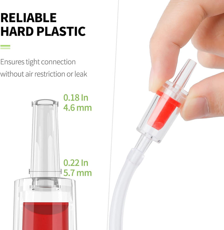 Aquarium Check Valves Plastic One Way Non-Return Check Valve for Fish Tank