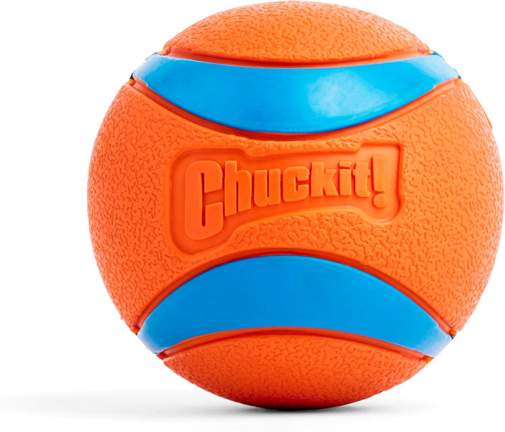 Ultra Ball Dog Toy - Size Large - for Dogs 60-100 Lbs - Made from Durable Rubber - Super Bouncy - Floats in Water - 3-Inch Diameter - Pack of 1
